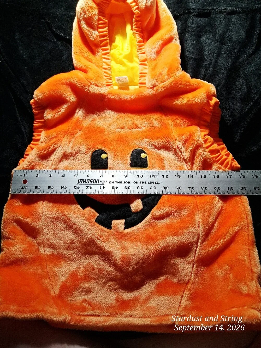 👜 Celebration Halloween Plush Pumpkin Vest Costume Orange Child 👜